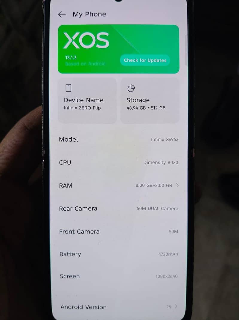 Infinix Zero Flip 1