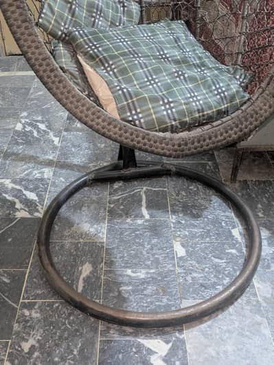 egg shaped 1 seater swing