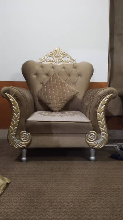 Seven seater sofa with dewan