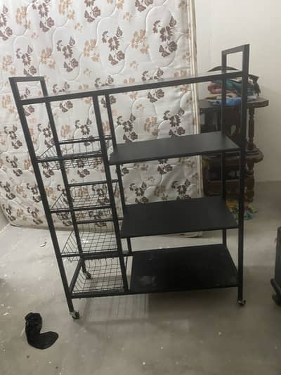 Microwave oven and machines stand