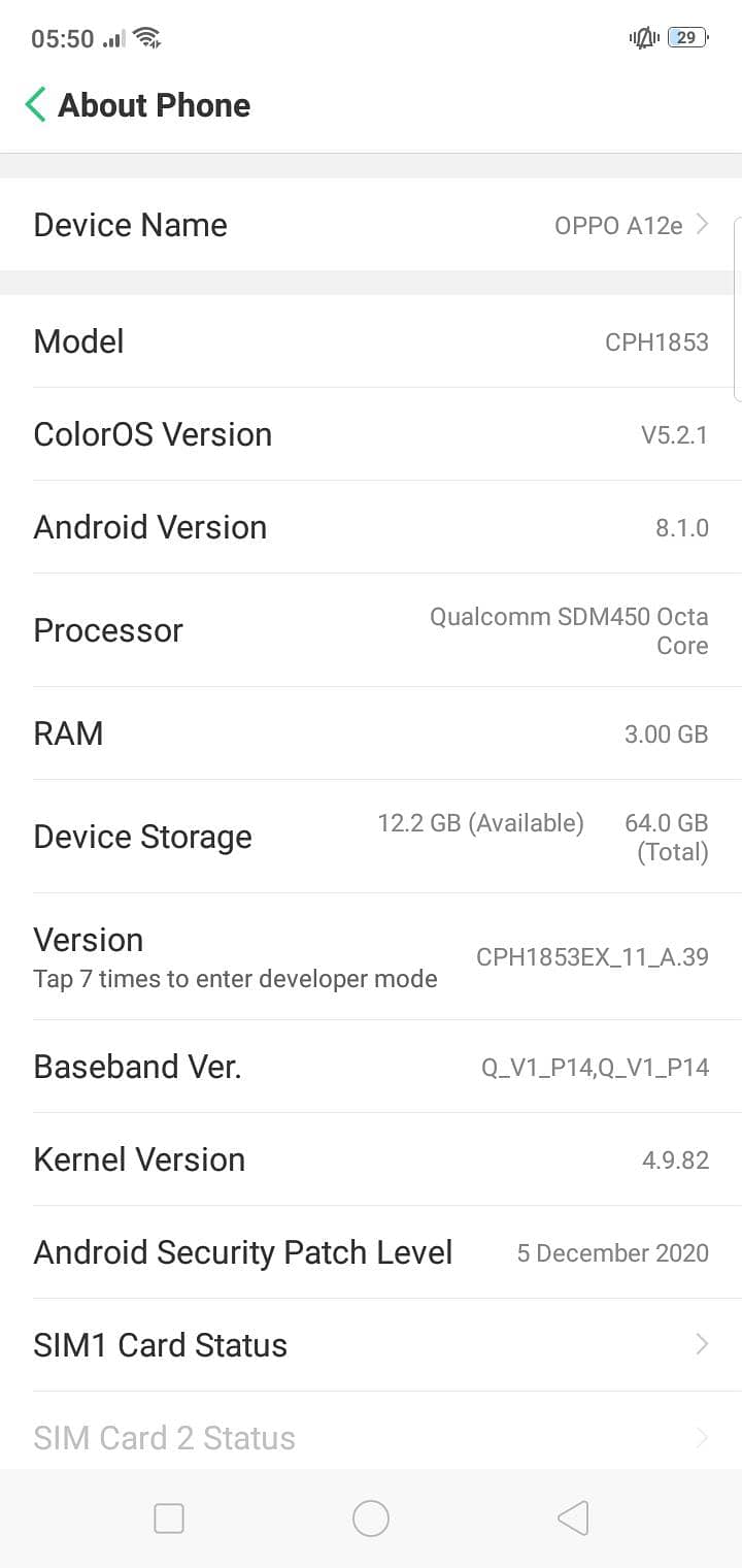 OPPO A12e 8