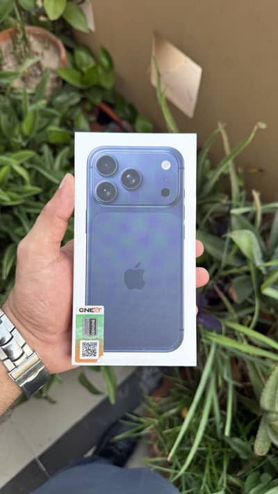 Apple iPhone 17 Pro - Deep Blue - 256GB - PTA Approved - Complete Box
