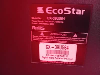 Ecostar 40 inches original Led TV