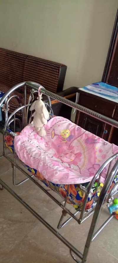 baby steel cart swing