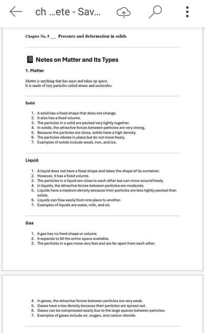 Fbise Physics notes 9th class