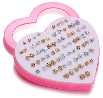 36 Pieces Assorted Stud Rings Set