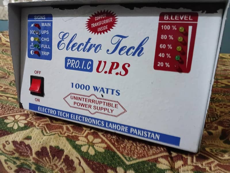 UPS 1000WATTS 12v Single Battery 4
