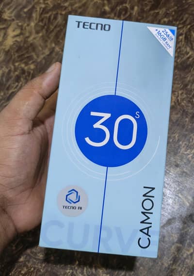 Tecno Camon 30s 8Gb 256Gb 10/10 Condition All Complete Box