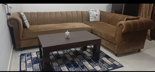 L shape 6 seater sofa