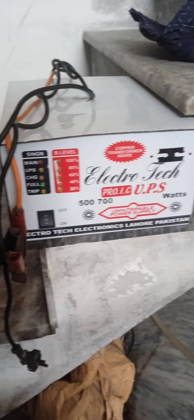 Electro Tech 500/700 Watt UPS For Sale - Working Condition