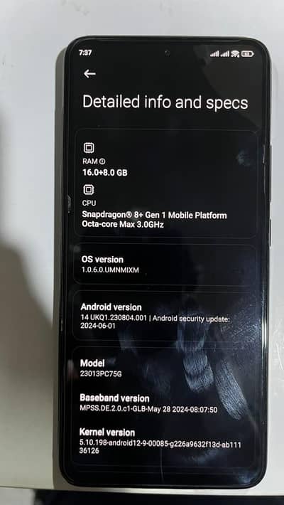 Xiaomi Redmi K60 10/10