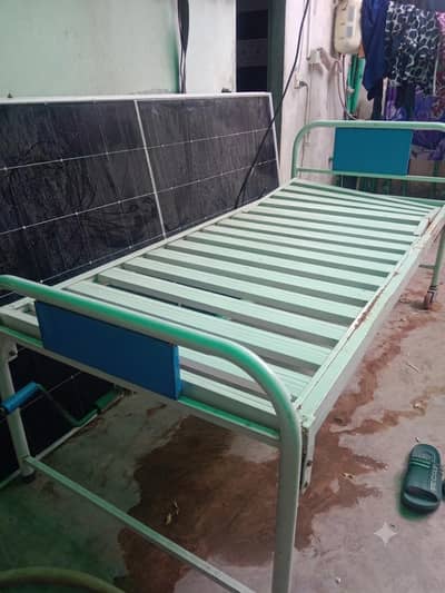 Medical Bed for Patients with Adjustable Handle