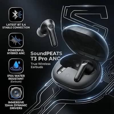 Soundpeats T3 Pro Rs. 4000 free delivery