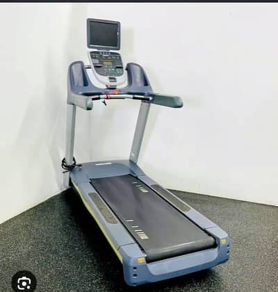 Treaémill elliptical rod bench dumbbell plates spin bike