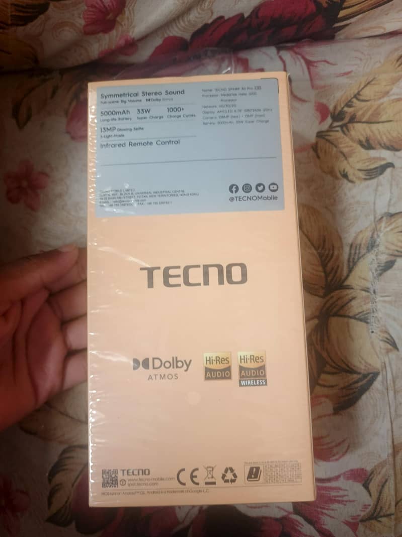 Techno sprack 30pro 0