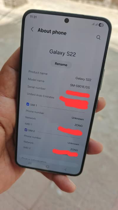 Galaxy S22, 8-128gb in dual sim n neat condition