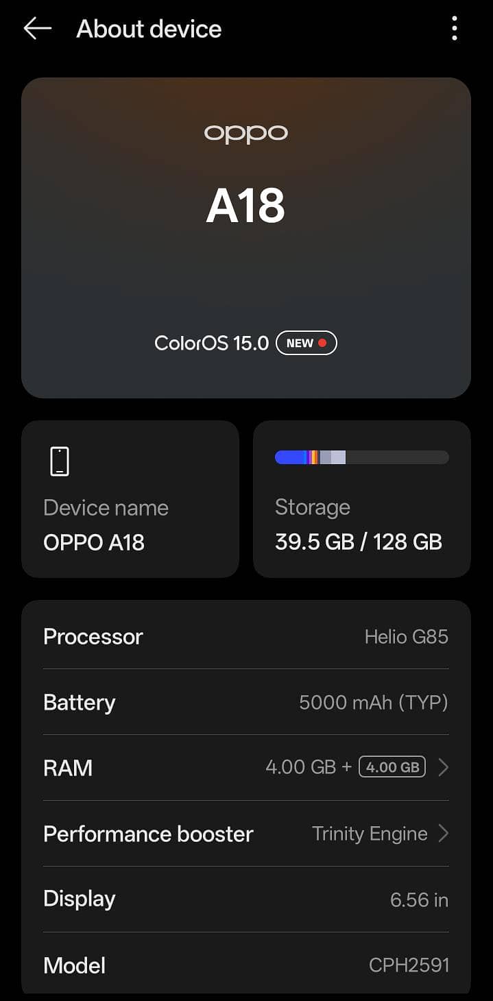 OPPO A18 1