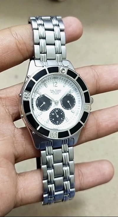 Gay Giano Original /Genuine Japan moment watch made by Hong-Kong 