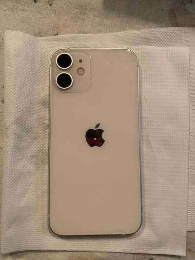 iphone12mini storage:128 Color: white BT:75 Non PTA
