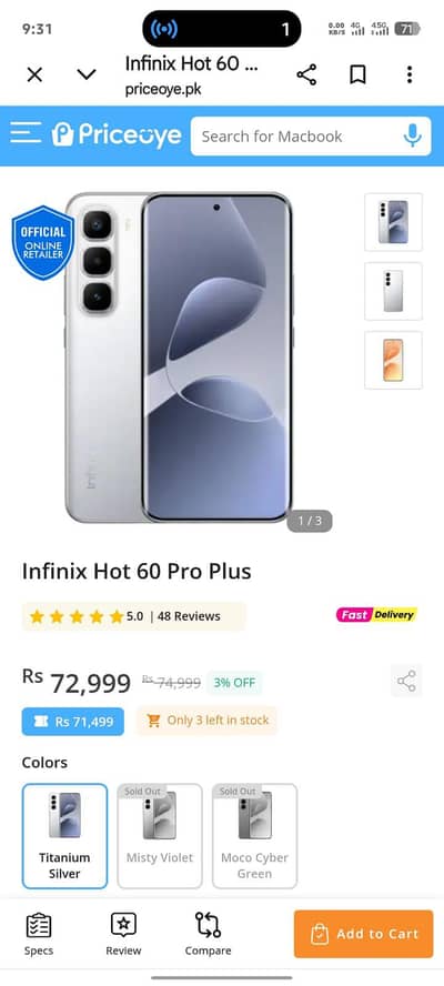 Infinix hot 60 pro plus