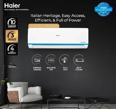 Haier CANDY 1 Ton inverter For sale 2 month use