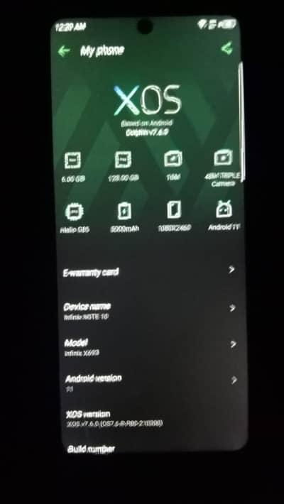 Infinix Note 10