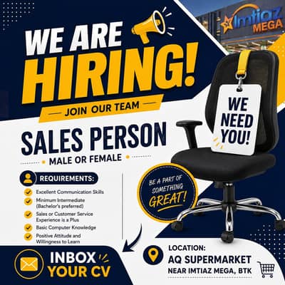 Sales person male or female