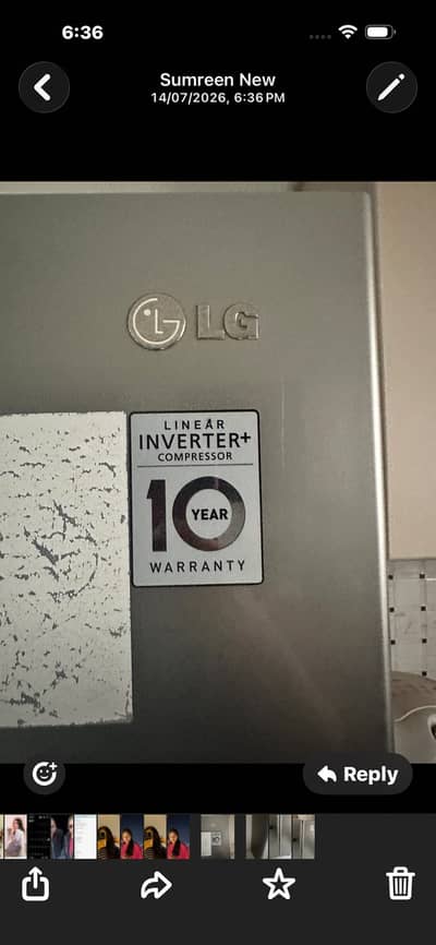 Lg fridge French door in working condition