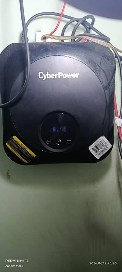 Cyber Power Ups 1200va, 780 watts 10/10