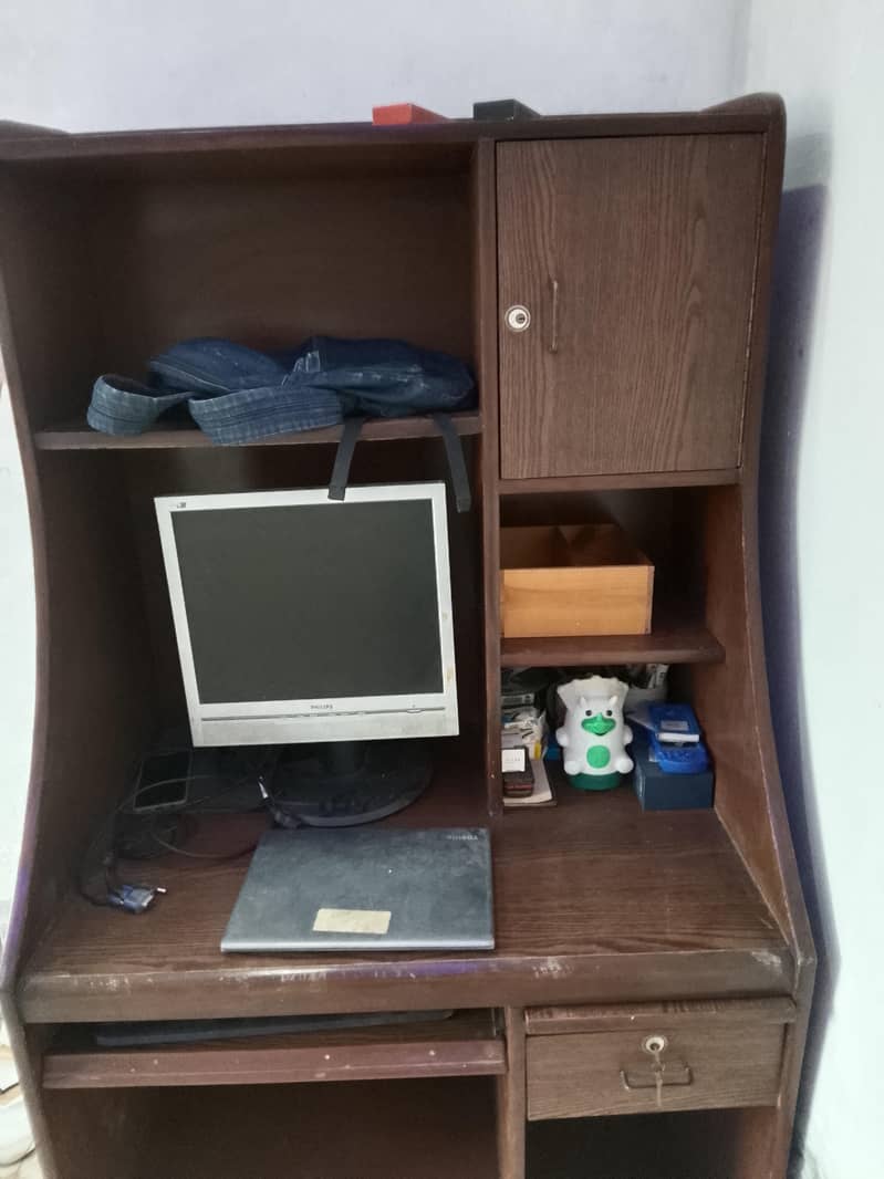 Study Table with Book Rack 1