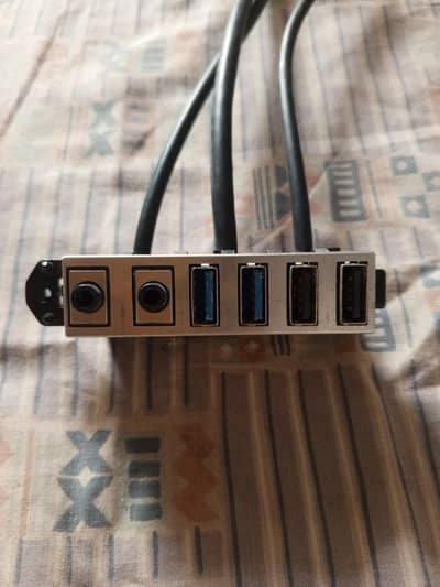 HP ProDesk / EliteDesk Front IO Panel with USB 3.0 & Audio Jacks (Part