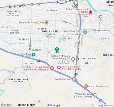 Kanal Plot for sale in DHA Islamabad Phase 2 Sector H