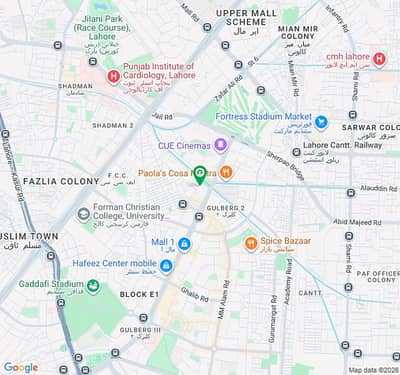 8 Kanal 10 Marla Commercial/Residential Plot For Sale Block G, Gulberg 2, Lahore
