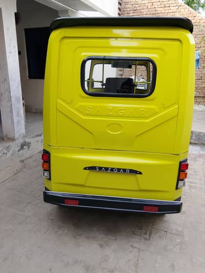 sazgar auto reksha 220cc 6setar shuttle 2026 model