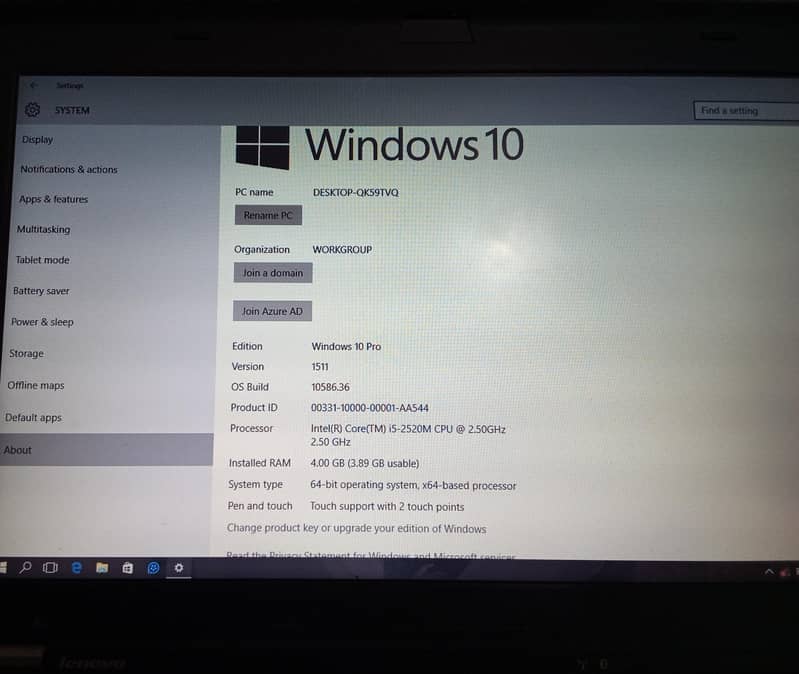 lenevo Thinkpad 0