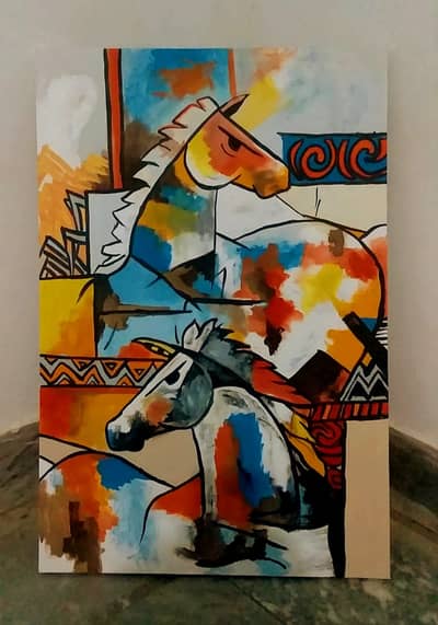 Oil portraits, sketches, calligraphy (Karachi)