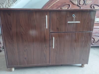 wooden Side cabinet with lock drawer / Iran stand