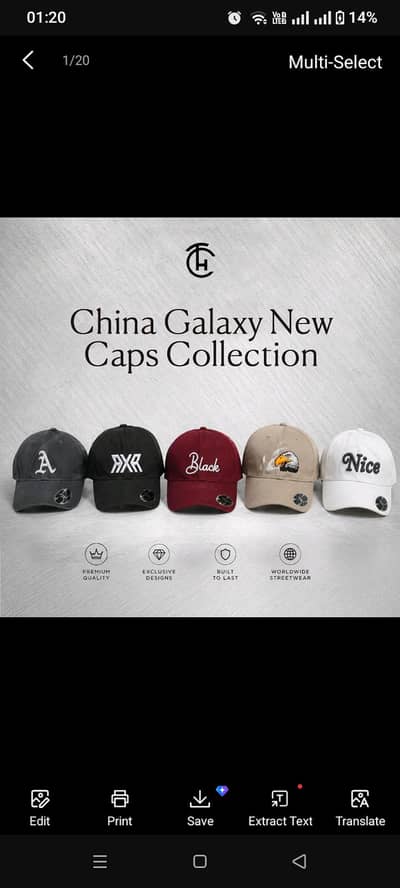Caps premium quality