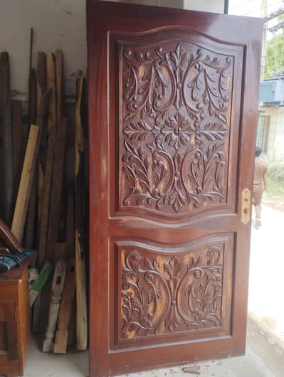 Home Door/ Chinioti Door /Royal design / Curved wooden main door