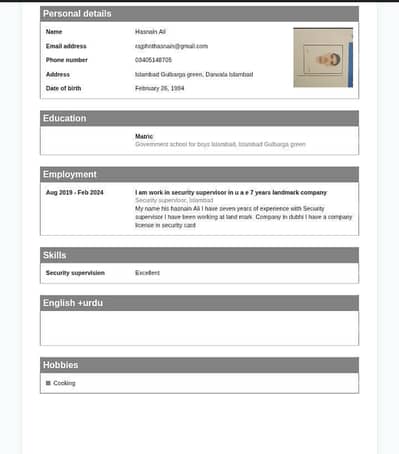 I need job