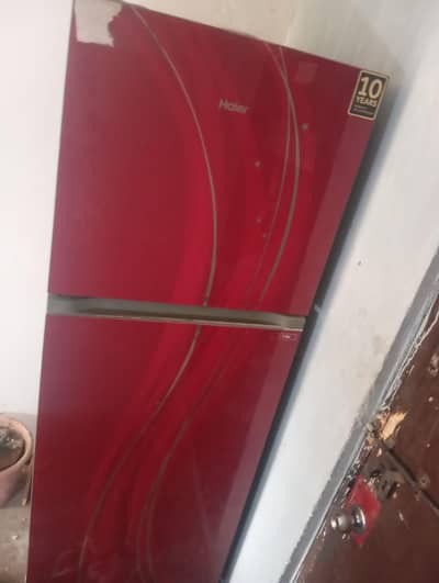 Haier glass door fridge Large size