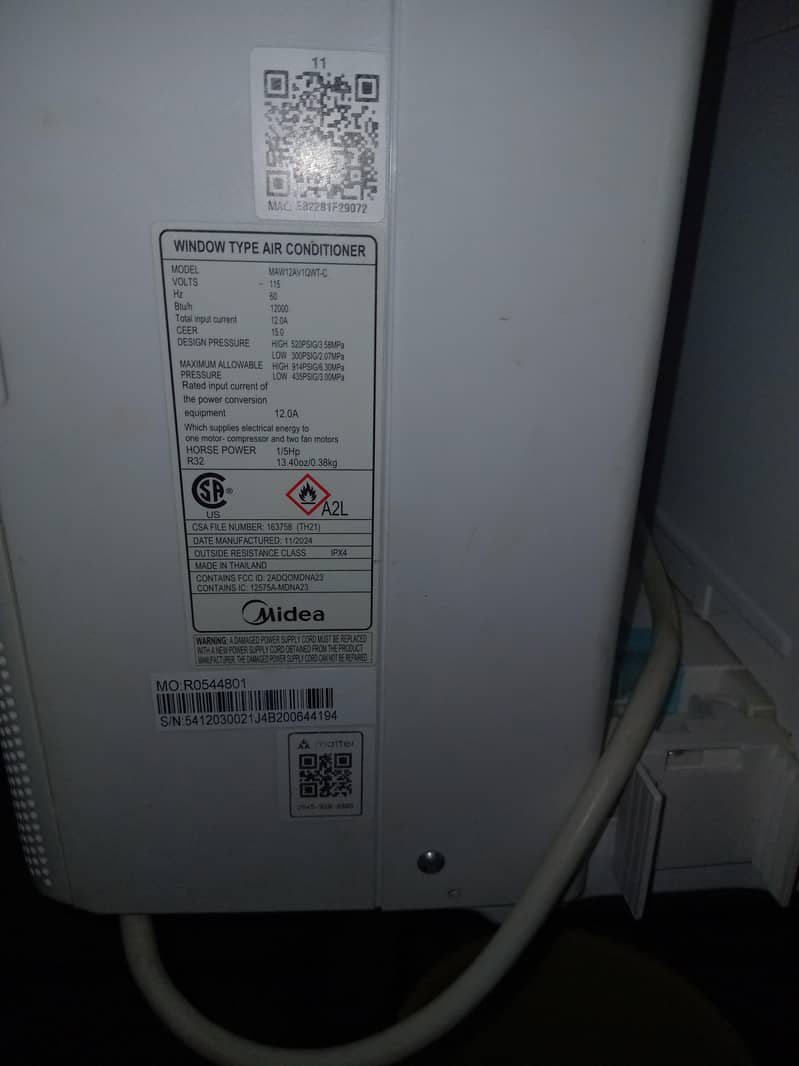 midea window AC new Model 3