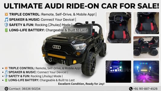 Kids Electric Car for Sale - Remote, Manual & Mobile App Control