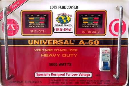 universal ups a-50 heavy duty stabilizer 5000 watts