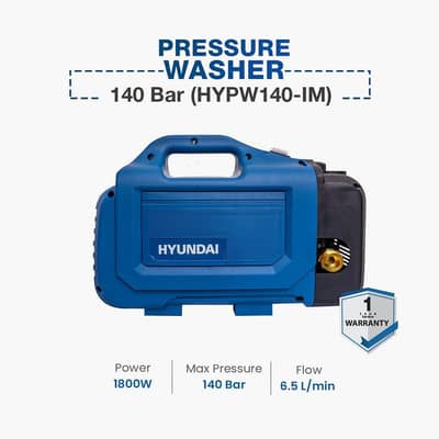 Hyundai Pressure Washer 140 Bar induction motor