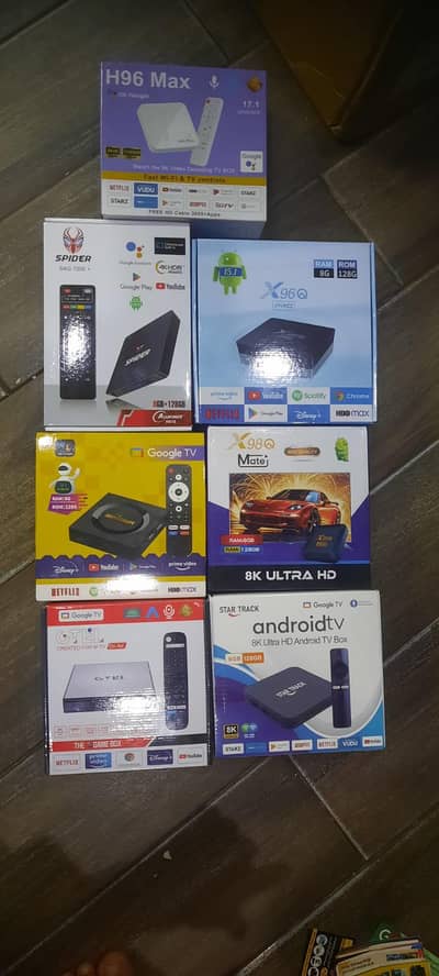 IPTV packages available and TV box