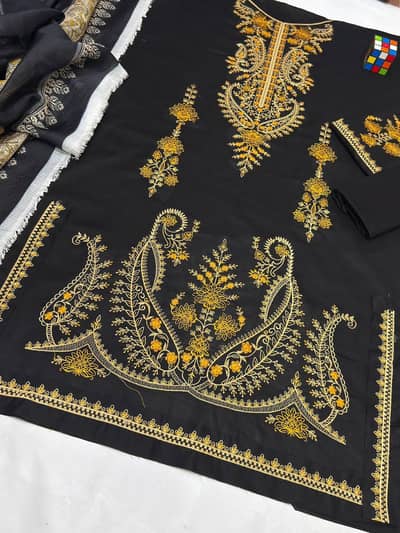 Neck Embroidered +Front Full Heavy Embroidered