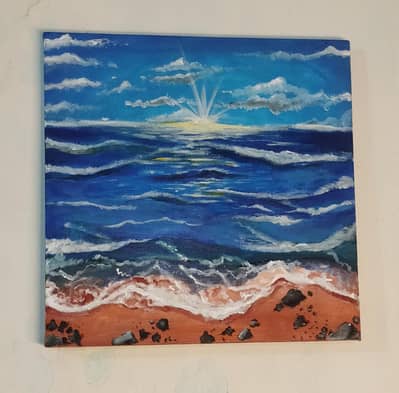 Handmade Ocean Painting
