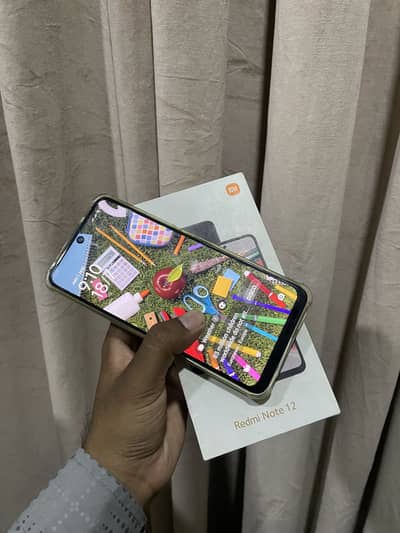 Redmi Note 12  8+4/128 pta official approved urgent sall 03240069071