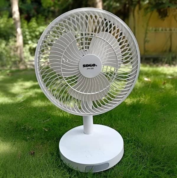 USB Rechargeable Mini Portable Table Fan - JPN-520